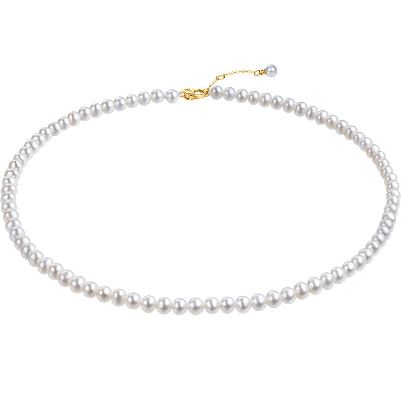Lukfook Jewellery Mipearl Freshwater Pearl Necklace with 18K Gold Clasp