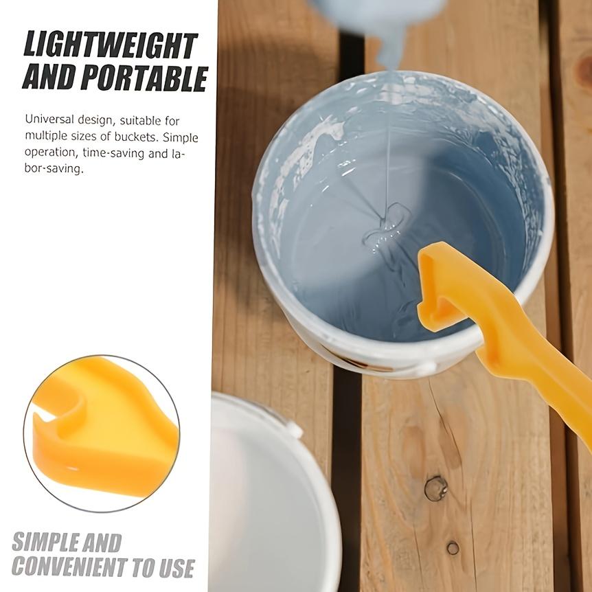 5-gallon plastic bucket lid opener - durable manual can and can opening tool, suitable for home and office use