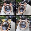 Playful Bear Themed Helmet Accessories 2PCS Plastic Decoration Lightweight Design Fit for Most Helmets Easy Installation