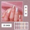 Manikür fransız tırnak yama oje üzerine basın şeritler DIY Nail Art çıkartması kadın kızlar
