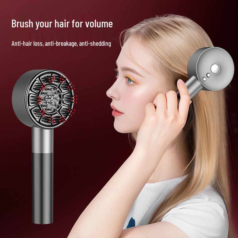 

EMS Microcurrent Massage Comb with Red Light for Hair Growth