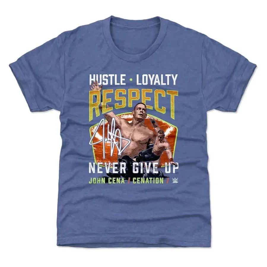 Round Neck Wrestler John Cena Graphic 3D Printed Top Short Sleeved Men's T-shirts - Soft Medium Stretch Polyester Fabric Summer Relaxed Fit Clothing