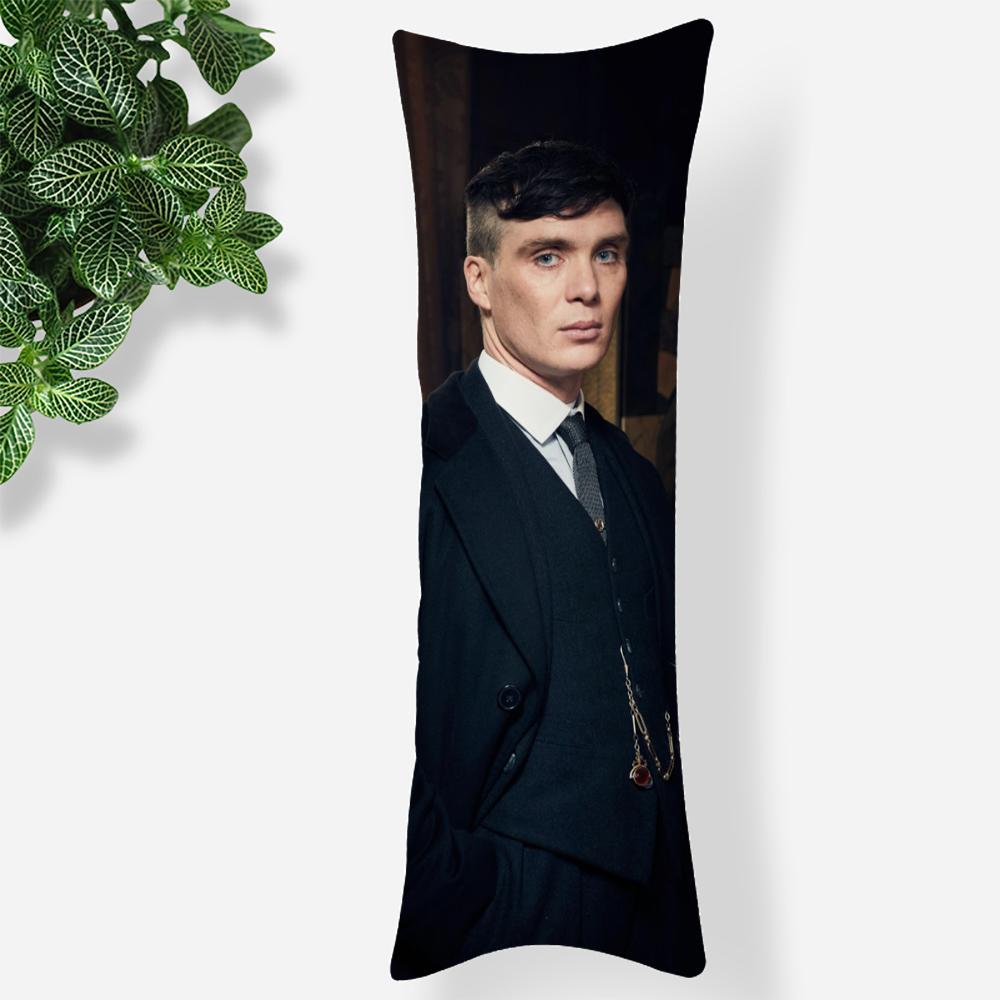 Cillian Murphy spilvendrāna, apdrukāta satīna auduma