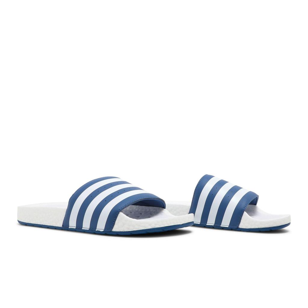 Adidas Adilette Boost Slides 'Crew Blue' (Unisex) Crew Blue / Cloud White / Cloud White Slide Slippers FX5896