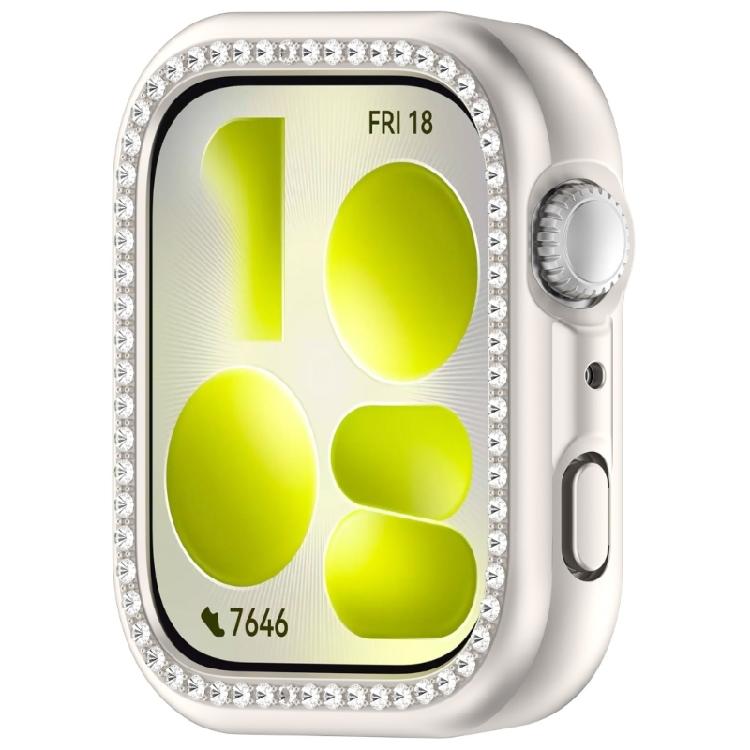 Alluring Rhinestones PC Protect Jewels Pattern Hard Shell Compatible for Watch Fit 5 Enhances Style & Safety