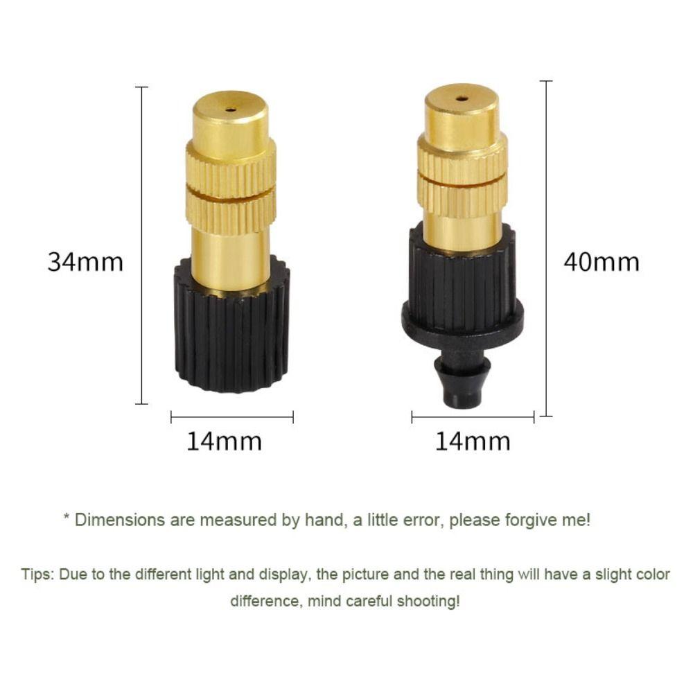 Adjustable Misting Nozzle Dedusting Sprayers Garden Supplies Spray Sprinkler  Lawn Irrigation