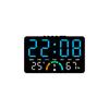 New Wall-mounted Electronic Wall Clock Temperature Multi-functional Digital LED Clocks Home Date Display Table Clock for Bedroom