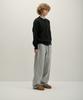 GNOK Wool Round Neck Knit Cardigan [Black]