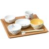 Dick Bruna tableware set for starting microwave dishwasher Inglaze Kokko parent and made in Japan 417721 "Miffy" Children's set, 8-piece meals, safe,