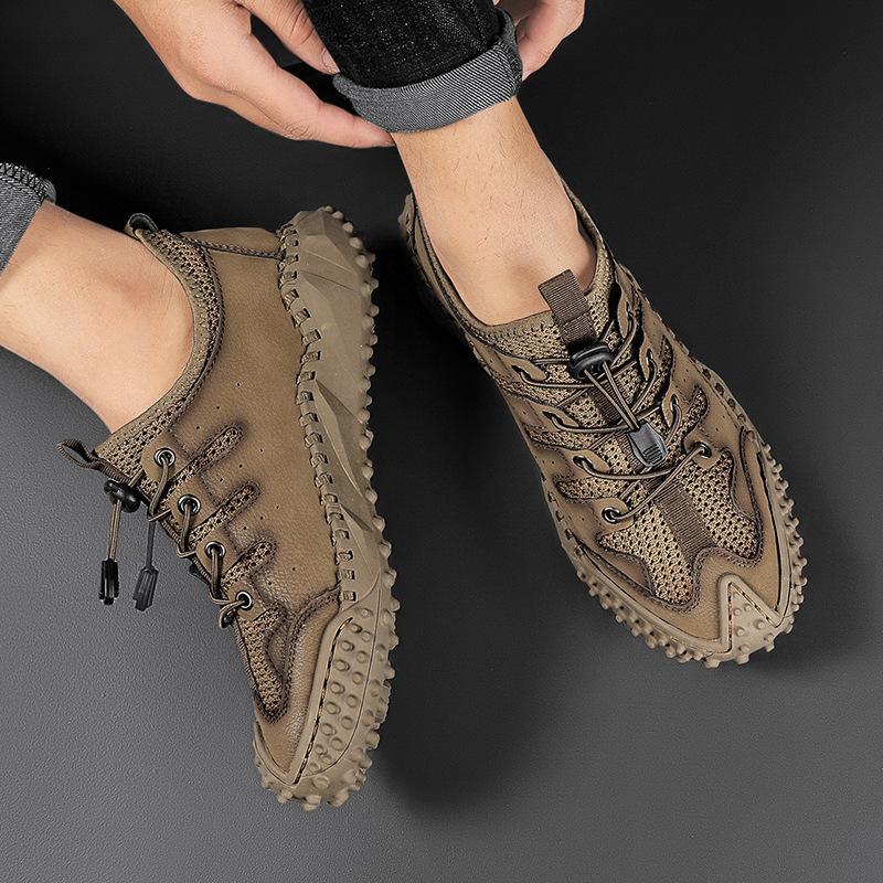 Spring new breathable casual youth outdoor sports sewing beach trendy shoes men's shoes