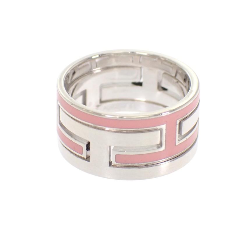 HERMES  #11(JP Size)  Ring Pink Silver925 Women