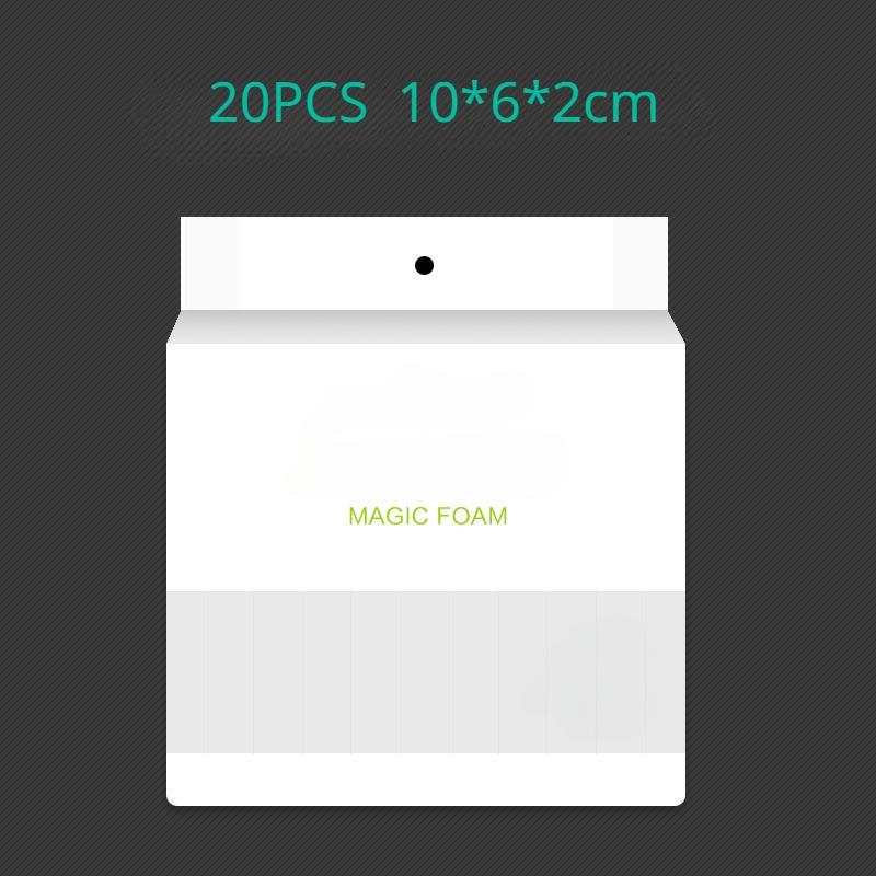 20PCS White melamine sponge wipe clean magic wipe kitchen, office