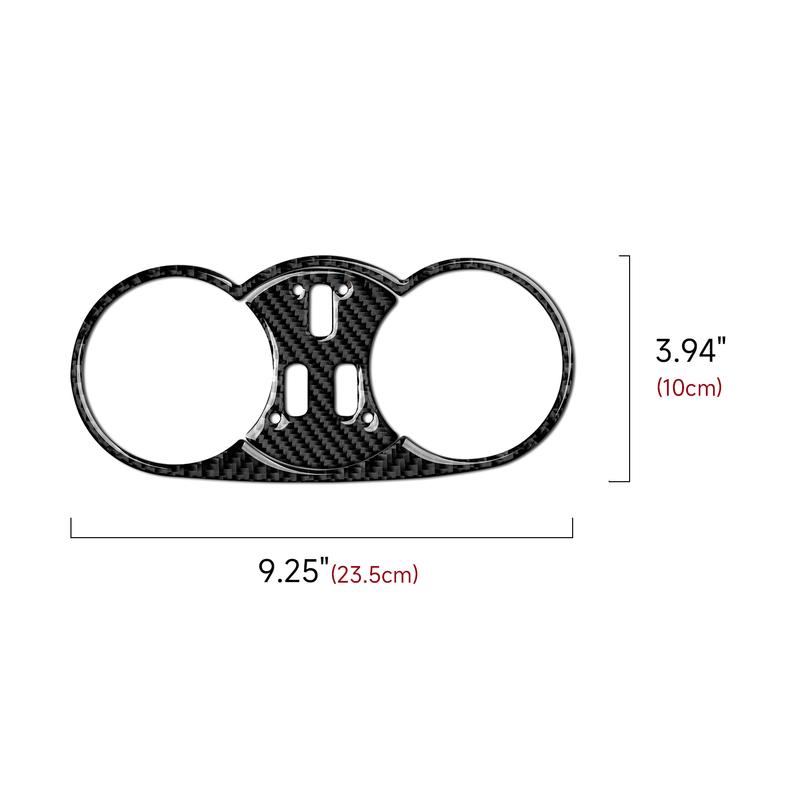 For Mercedes Benz CLK C209 A209 (2002-2010) Trim Accessories. Carbon Fiber Interior Sticker. Car Center Console Air Vent Panel.