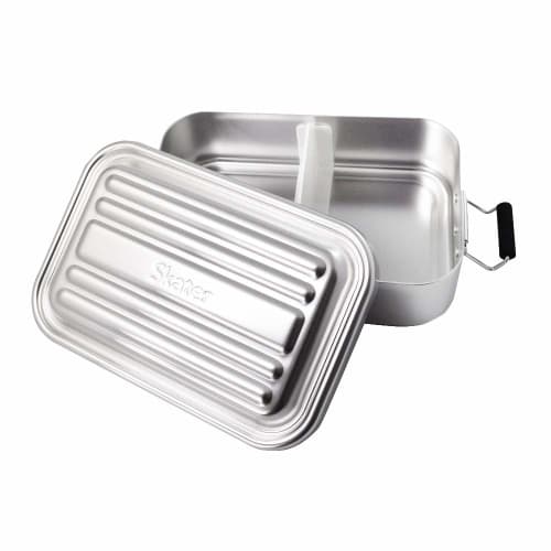 Skater Fluffy Aluminum Bento Box Large Capacity 1000ml Men's Silver AF10B-A