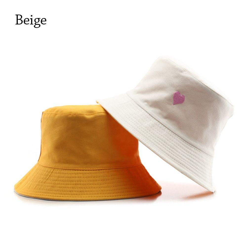 New Double-Sided Bucket Hat Women Men Beach Anti-UV Sun Hat Wide Brim Visors Foldable Portable Summer Fisherman Panama Cap