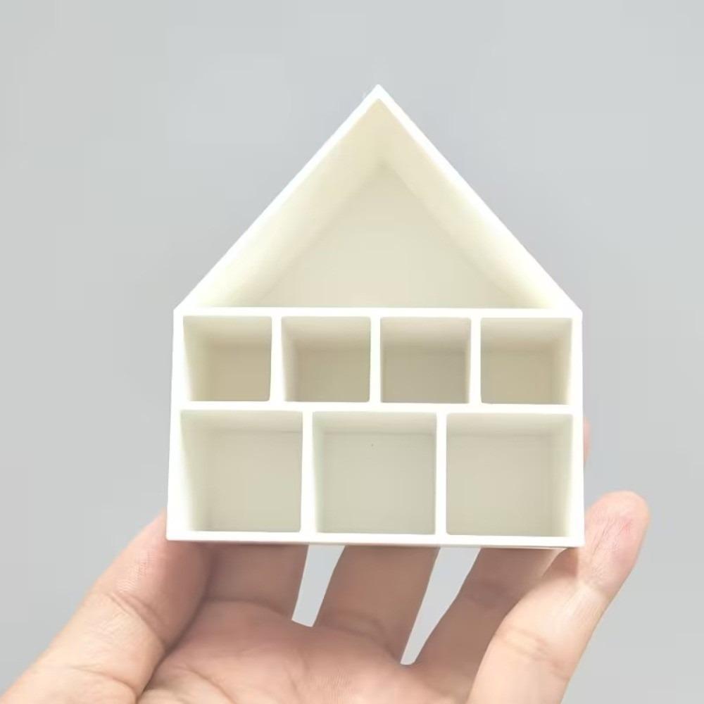 1pc / 2pcs / 3pcs White / Red Ring Necklace Organizer Earrings Storage Box  Desktop Decor