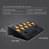 Rubber Curb Ramp 2 Pack, 5" Rise Height Heavy-Duty 33069 lbs/15 T Capacity Threshold Ramps, Driveway Ramps with Stable Grid Structure for Cars,