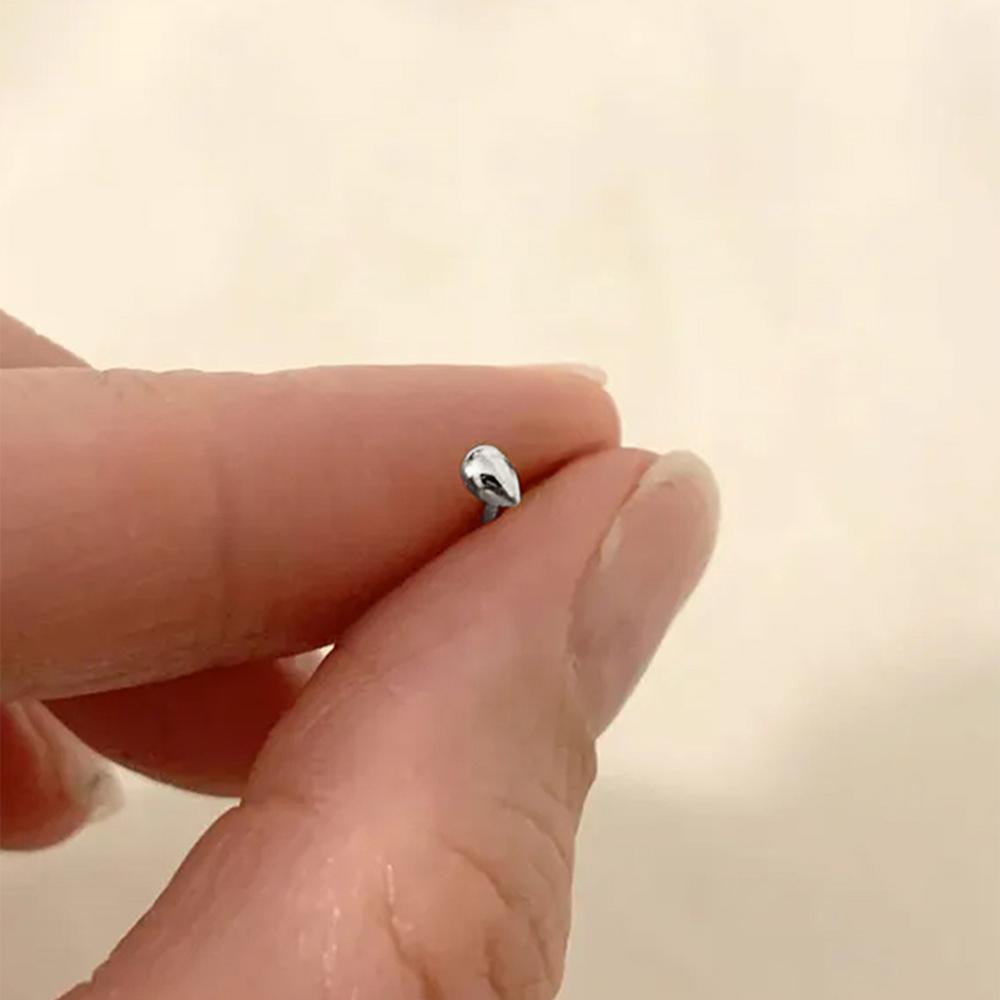 

CANNER 1pc 925 Silver Horse Eye Stars Flower studs For Women Gold Flat Head Threaded Puncture Ear Bone Fine Jewelry