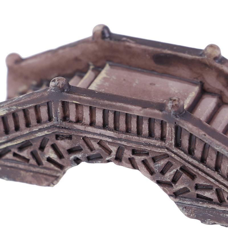 1Pc Mini Bridge Home Ornaments Figurines Diy Aquarium/Dollhouse Decoration