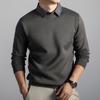 Men's Slim Fit Thickened Lapel Sweater - Autumn/Winter 2025 Collection