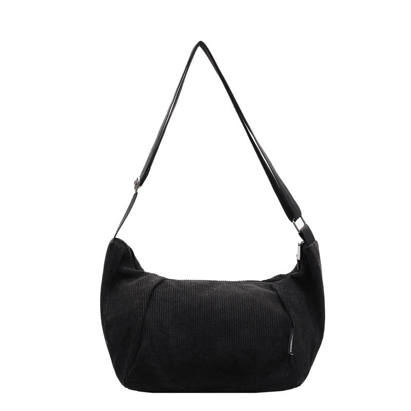 Autumn and winter new corduroy literary women's bags retro fashion large capacity simple women's shoulder bags