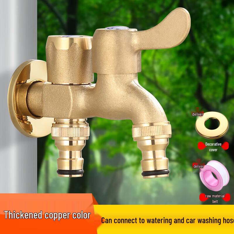 Anica Enjoy Outdoor Anti-freeze Dual-outlet Faucet