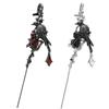 Punk Gothic Earring for Girl Goth Thorn Rose Crow Stud Cross Rose Earrings Puncture Stars and Moons Party Jewelry Accessories