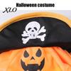 Soft Fabric Pet Costume Cat Pumpkin Pirate Hat, Halloween Cozy Funny Comfortable Kitten Winter Cap Cosplay Hat for Cats, Small Dogs, Holiday