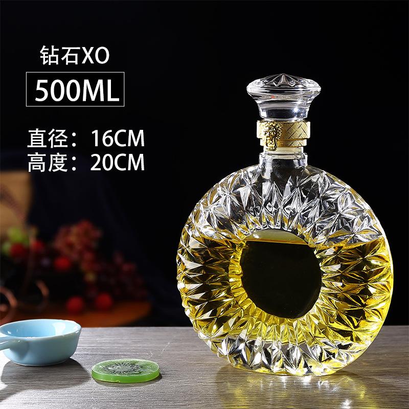 Design Innovativo Multi Stili Barware Bicchiere da Vino Bottiglia 250-1000ml Vetro Senza Piombo Caraffe per Whiskey per Liquori Scotch Bourbon