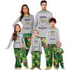 Parent-child Christmas Print Home Suit Long-sleeved Top And Pants