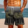 Summer Men's SHORTS 3D Printed Beach Pants Fashion Versatile Trend Breathable Casual Vacation Style