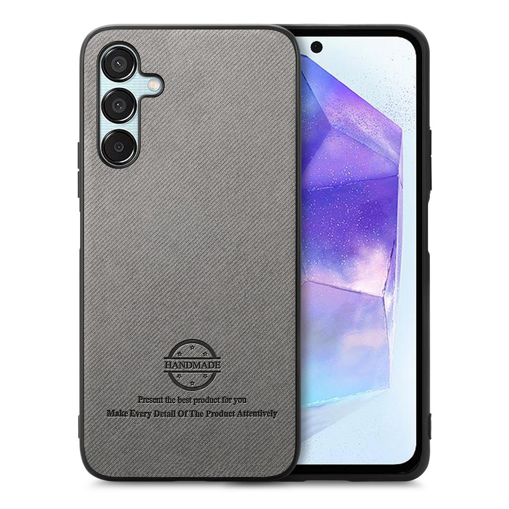 For Samsung Galaxy A16 5G/Galaxy A16 4G Leather Phone Back Cover with Cloth Texture