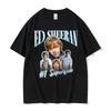 T-shirt Meme Superfan Numéro Un Ed Sheeran Drôle Mode Femme T-shirt à Manches Courtes Rétro Unisexe Gothique Décontracté