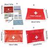 12Pcs Outdoor First Aids Kits Portable Emergency Outdoor Storage Bag Including Bandages Scissors Tweezers Enduring