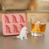 Ice Cube Mold Silicone Dinosaur Shape Ice Shape Non-Stick Food-Grade Oven Safe Ice Mould Kitchen Gadget