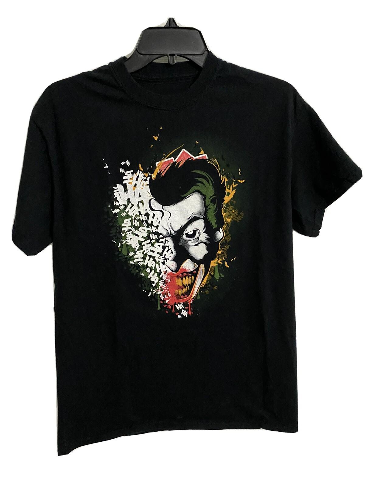 The Joker Batman DC Comics Villain T-Shirt Joker Face Comics Adult Medium Size S