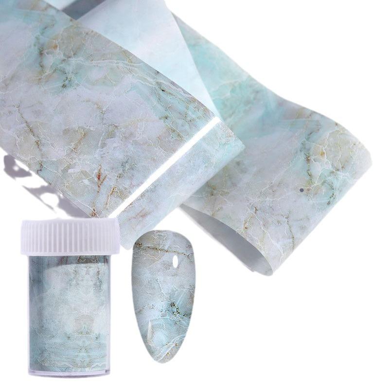 Nail Art Transfer Paper Ink Smudging Nail Marble Pattern Cloud Starry Sky Sticker Japanese Diy Decoration 100Cm