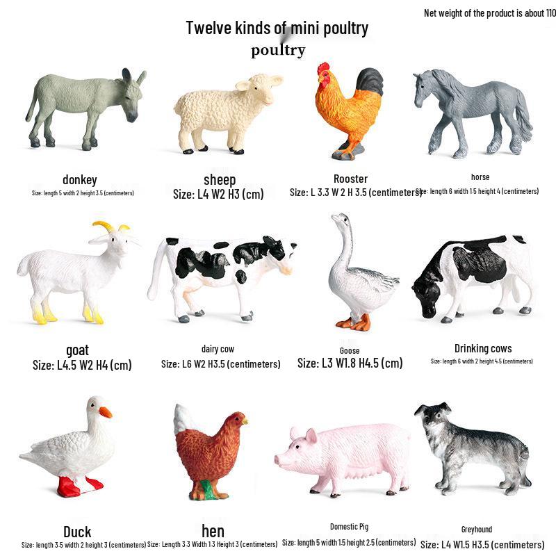Miniature Farm Animal Models: Chickens, Ducks, Geese, and Cows