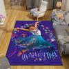 1pc Disney Encanto Pattern Carpet Area Rug Non-slip Carpet Hand Washable Floor Mat Suitable For Living Room Bedroom Home Decor