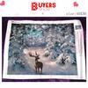 5D DIY vánoční diamantová malba Deer Diamond Winter Diamond výšivka Cross Stitch Home Decor