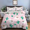 Cute Cartoon Llama Alpaca Print Bedding Set Duvet Cover 1 Duvet Cover 2 Pillowcases Adult And Children Bedding Set Luxury Gifts