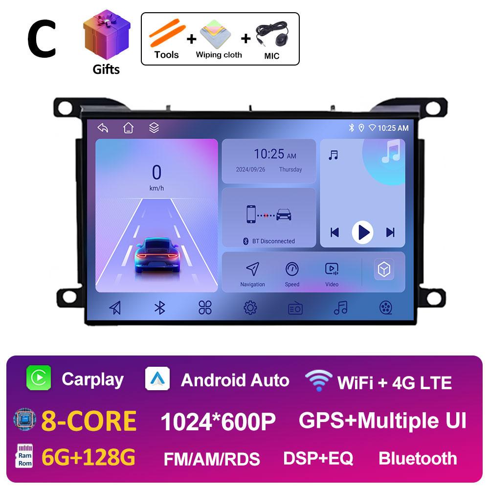 Navigație GPS Bluetooth 7 inch Pentru Citroen DS5 2010 2011 2012 2013 - 2017 Wireless Carplay Android 14 Autoradio Ecran QLED IPS WIFI