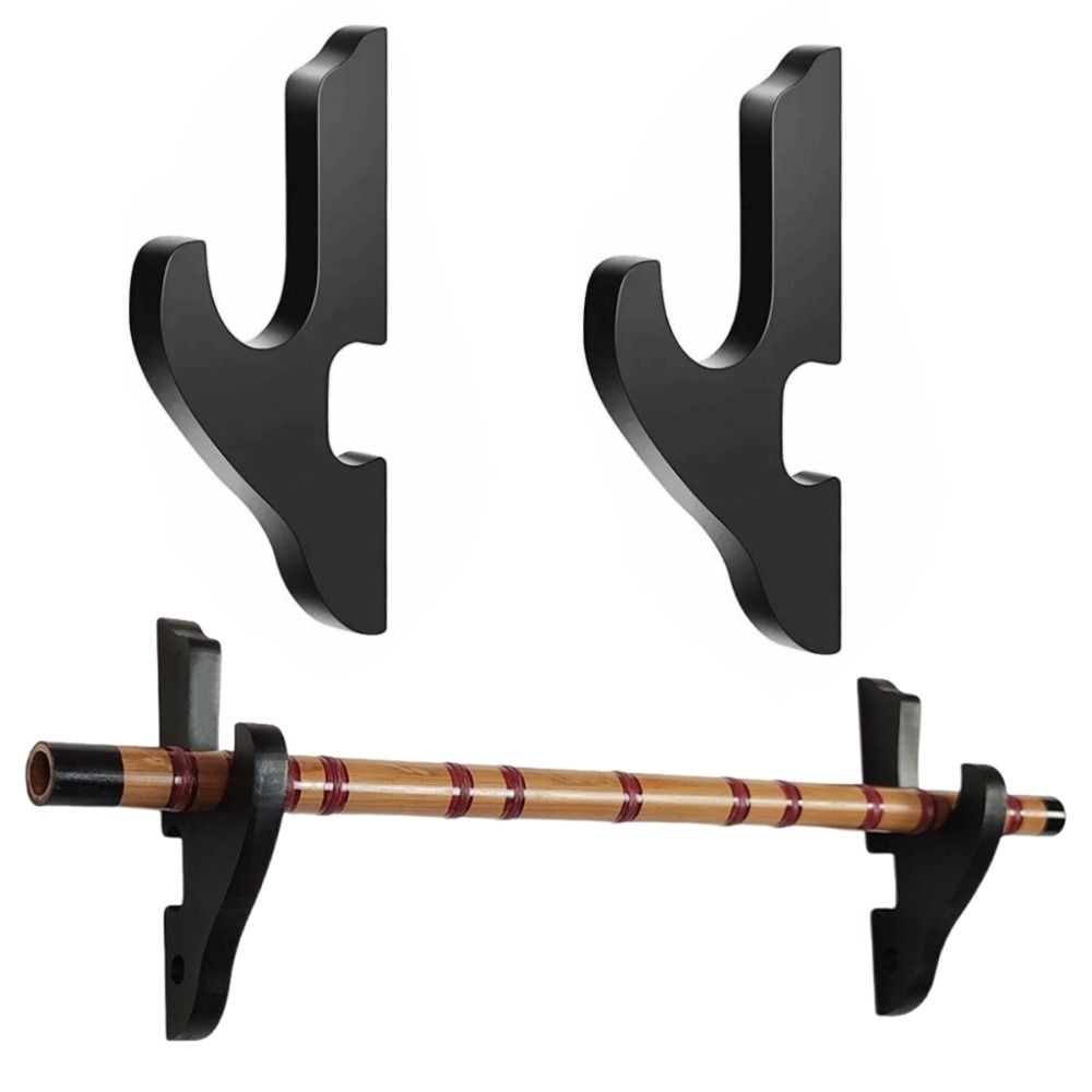 1/2-stufiges Lichtschwert-Wandhalterungsregal Verstellbarer Holz-Samurai-Flötenständer Multifunktional Einfach zu installierender Stangenhalter für Enthusiasten