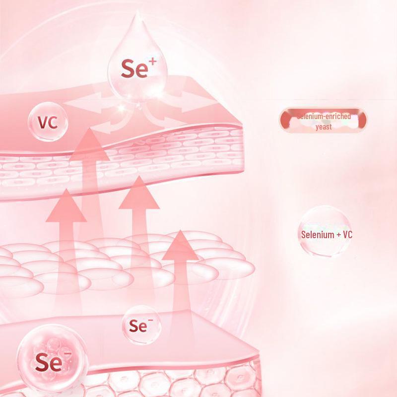 Niacinamid & Vitamin C Kautabletten - Selenonicotinsäure-Formel