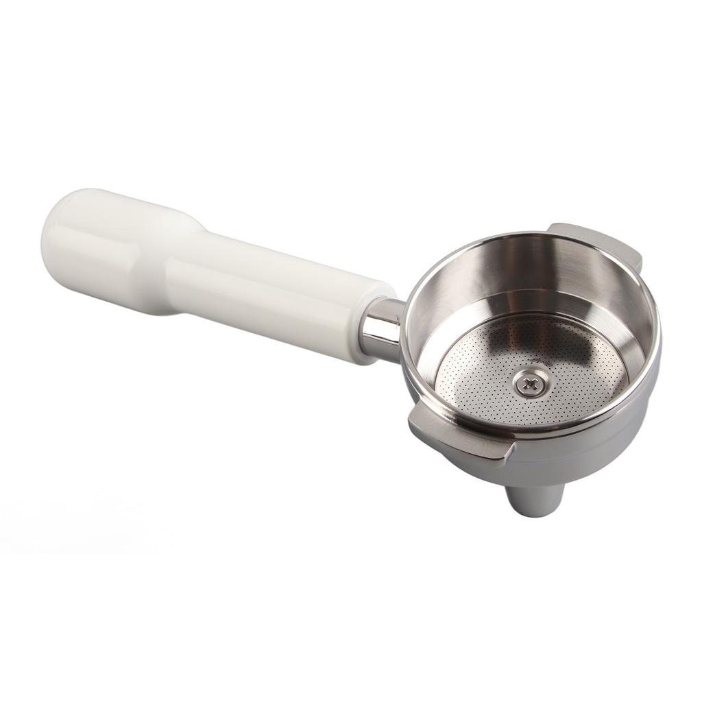 58mm Coffee Portafilter Single Spout Fine Mesh Stainless Steel Comfortable Grip Detachable Coffee