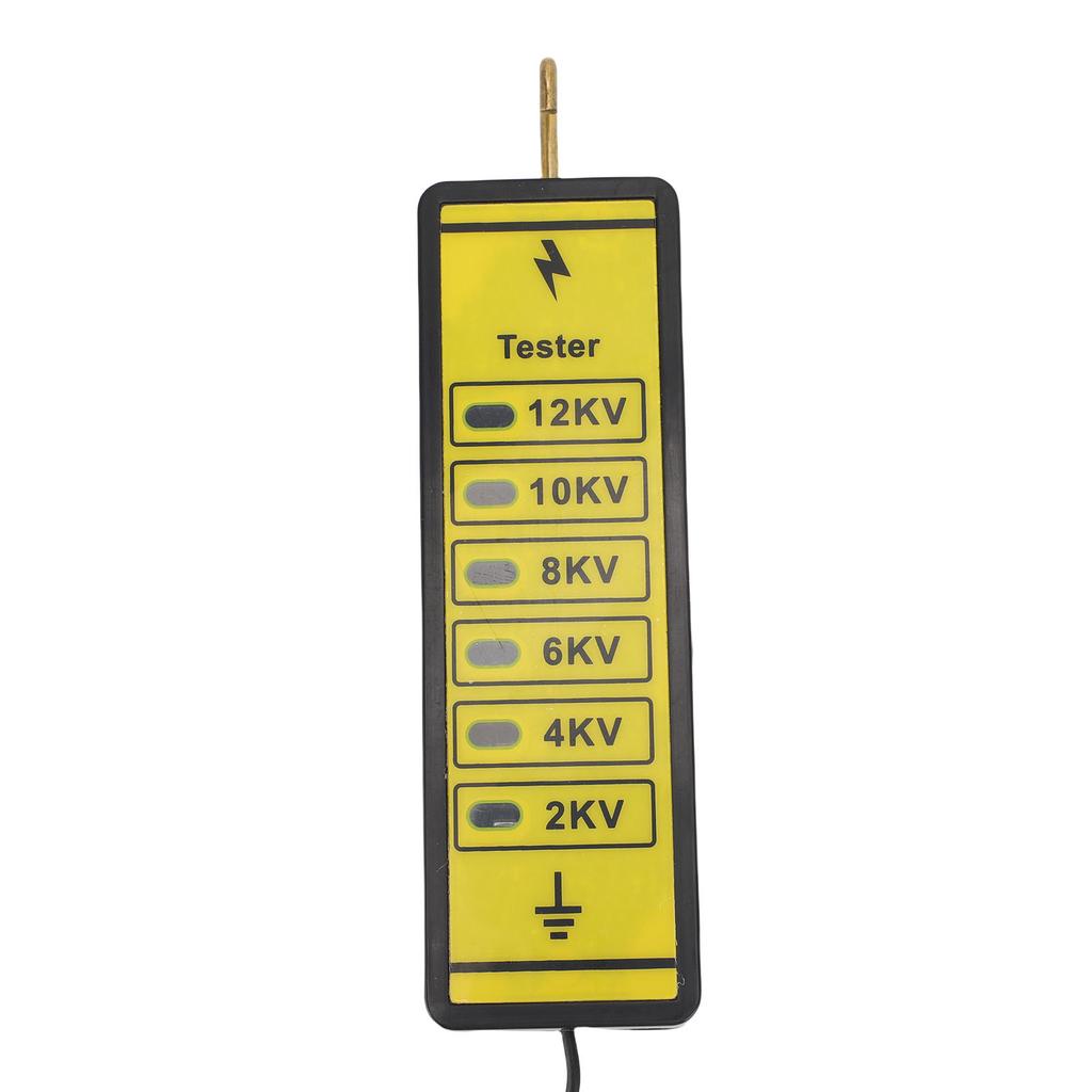 Portable Electric Fence Voltage Tester 12kv Electric Fence Voltage Fault Finder with 6 Indicator Lights for Farm