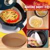 100pcs 16/20cm Air Fryer Disposable Paper Liner Non-stick Mat Parchment Wood Pulp Steamer Round Paper Liner Oil Paper Tray Tool
