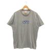 Used Used Supreme 19AW BOX LOGO Bandana Pattern S/S Tee Size L Gray [91]