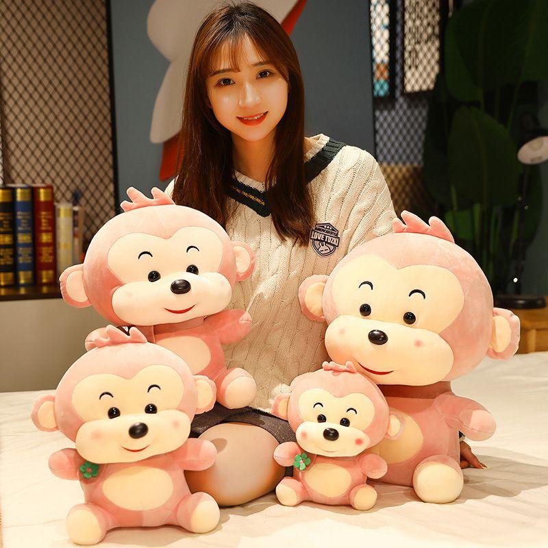 Adorable Monkey Stuff Toy Plush Doll For Girls With Soft And Cuddly Texture
