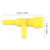 10Pcs Plastic Aquarium Fish   3 Way   Pump Control Valves (White)